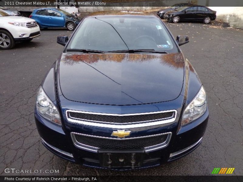 Imperial Blue Metallic / Ebony 2011 Chevrolet Malibu LT