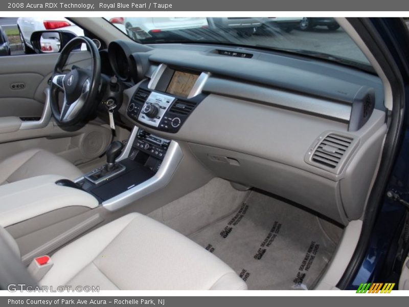 Royal Blue Pearl / Taupe 2008 Acura RDX Technology