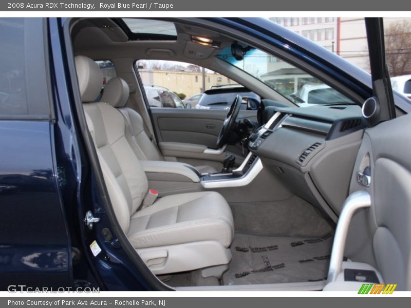 Royal Blue Pearl / Taupe 2008 Acura RDX Technology