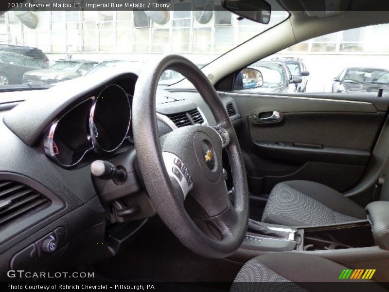 Imperial Blue Metallic / Ebony 2011 Chevrolet Malibu LT