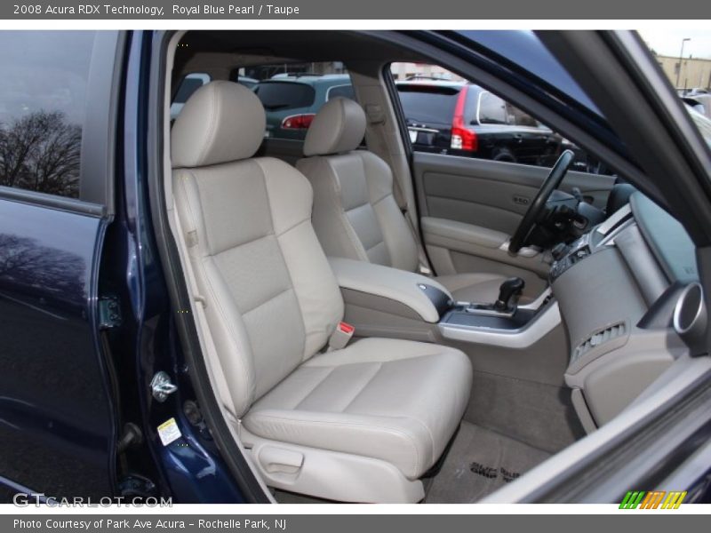 Royal Blue Pearl / Taupe 2008 Acura RDX Technology