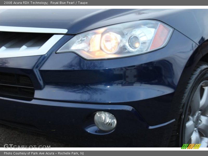Royal Blue Pearl / Taupe 2008 Acura RDX Technology