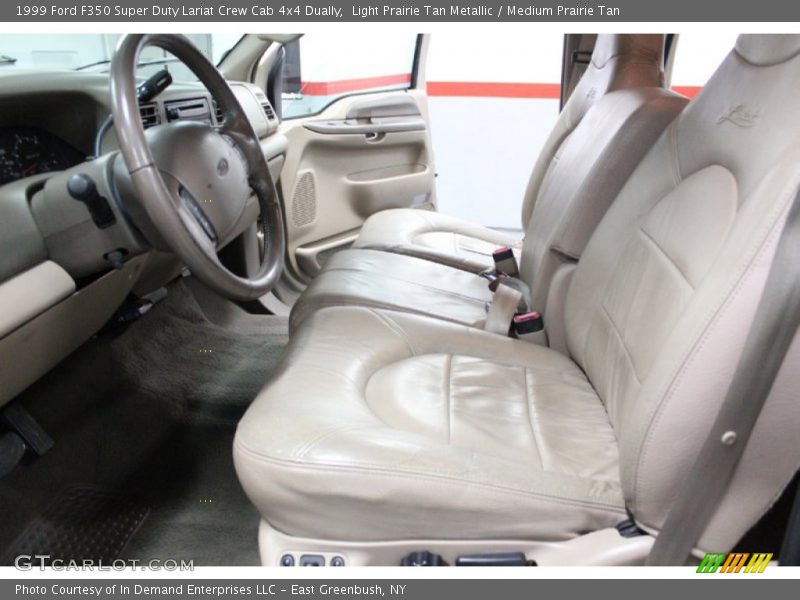 Light Prairie Tan Metallic / Medium Prairie Tan 1999 Ford F350 Super Duty Lariat Crew Cab 4x4 Dually