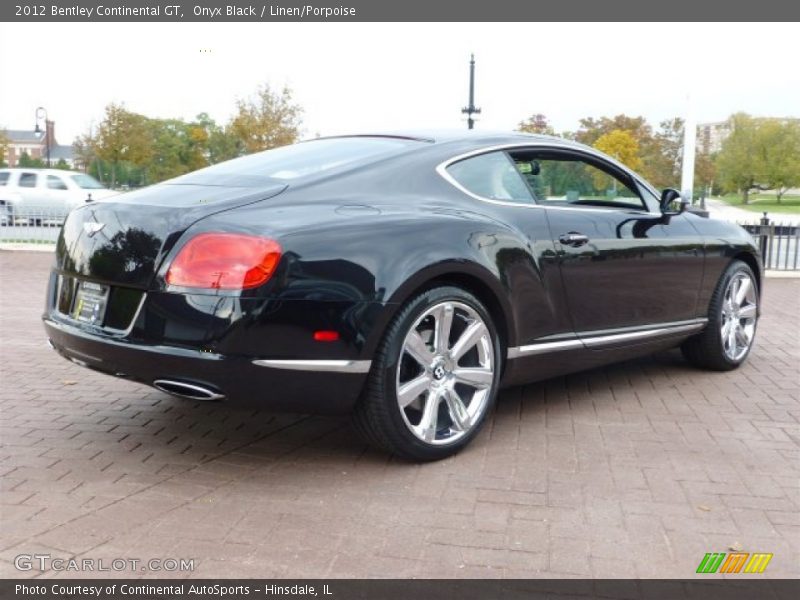 Onyx Black / Linen/Porpoise 2012 Bentley Continental GT