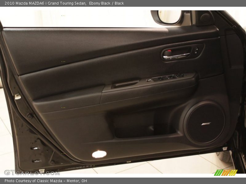 Ebony Black / Black 2010 Mazda MAZDA6 i Grand Touring Sedan
