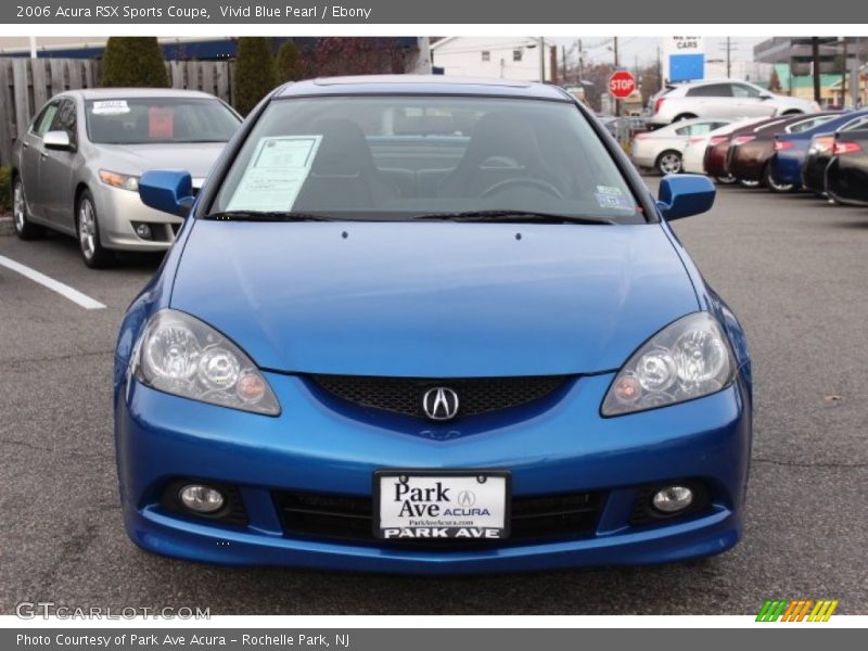 Vivid Blue Pearl / Ebony 2006 Acura RSX Sports Coupe