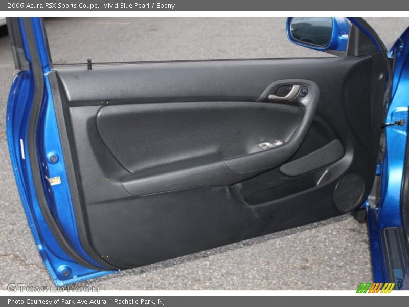 Vivid Blue Pearl / Ebony 2006 Acura RSX Sports Coupe