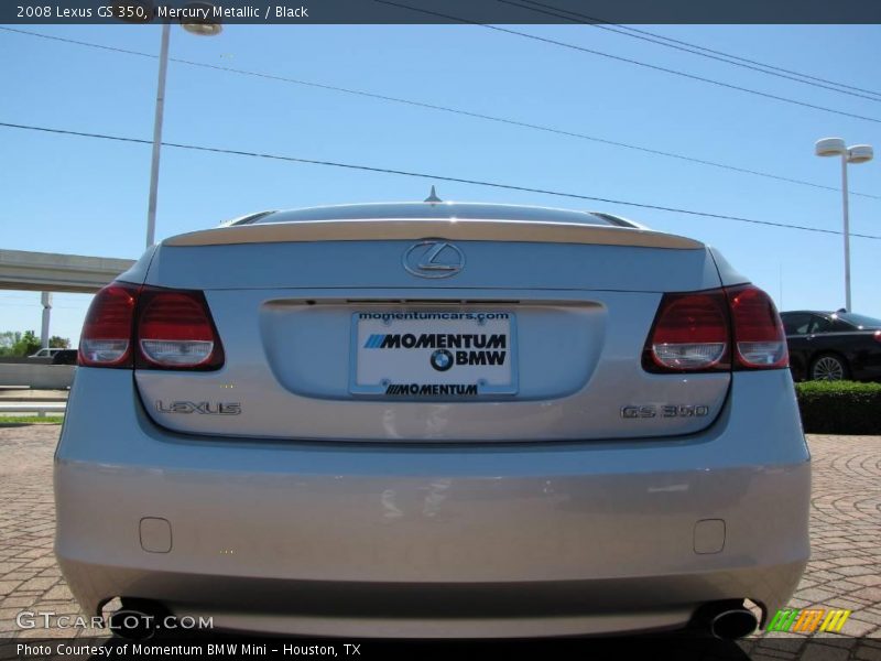 Mercury Metallic / Black 2008 Lexus GS 350