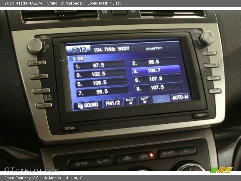 Ebony Black / Black 2010 Mazda MAZDA6 i Grand Touring Sedan