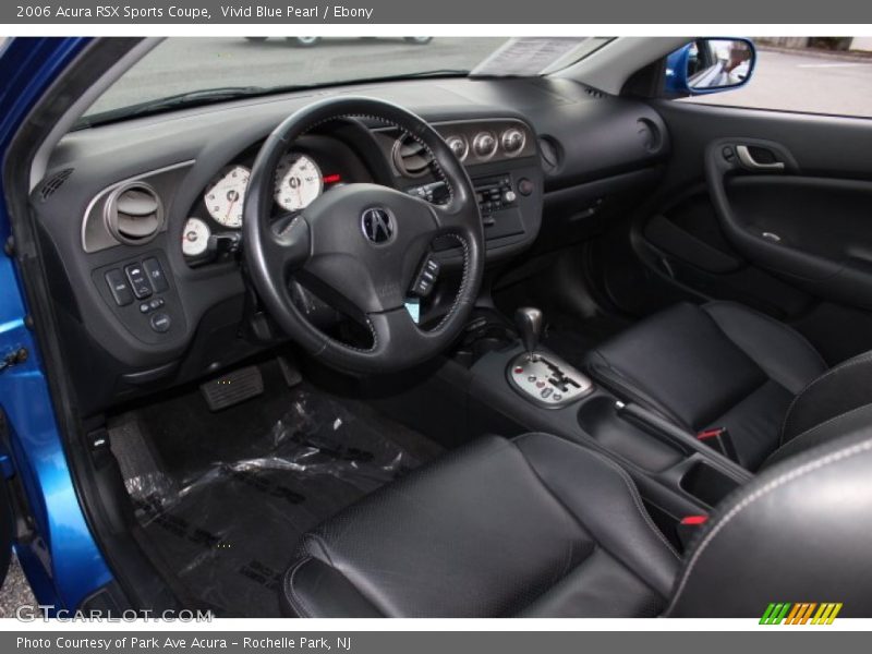 Vivid Blue Pearl / Ebony 2006 Acura RSX Sports Coupe