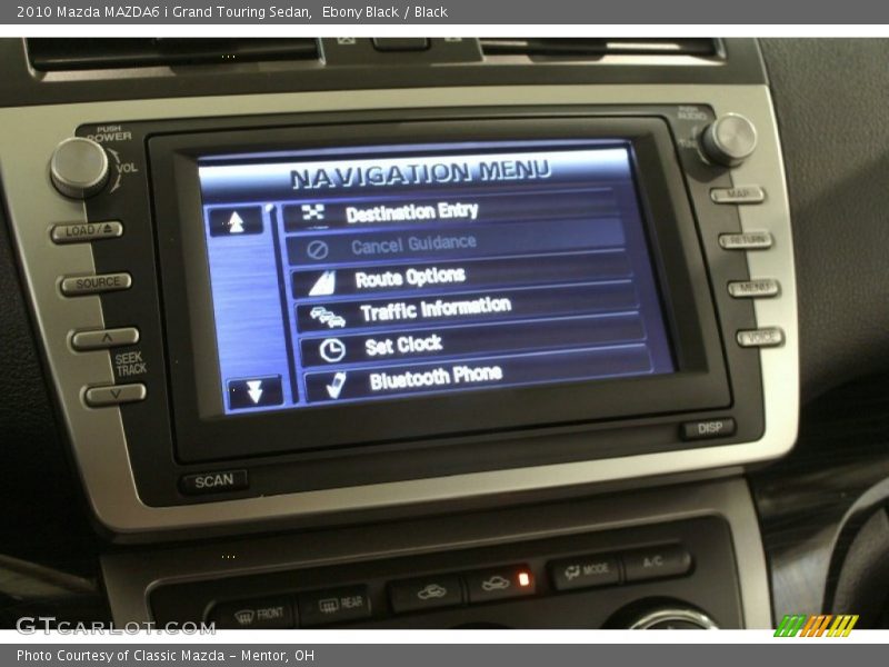 Ebony Black / Black 2010 Mazda MAZDA6 i Grand Touring Sedan