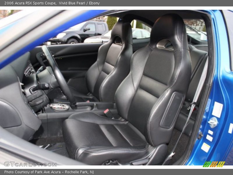 Vivid Blue Pearl / Ebony 2006 Acura RSX Sports Coupe