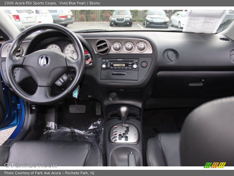 Vivid Blue Pearl / Ebony 2006 Acura RSX Sports Coupe