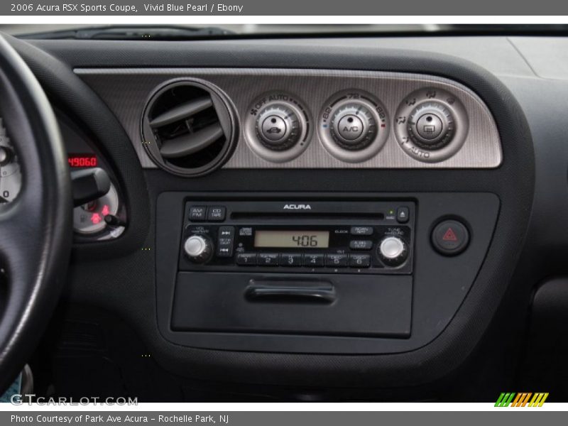 Vivid Blue Pearl / Ebony 2006 Acura RSX Sports Coupe