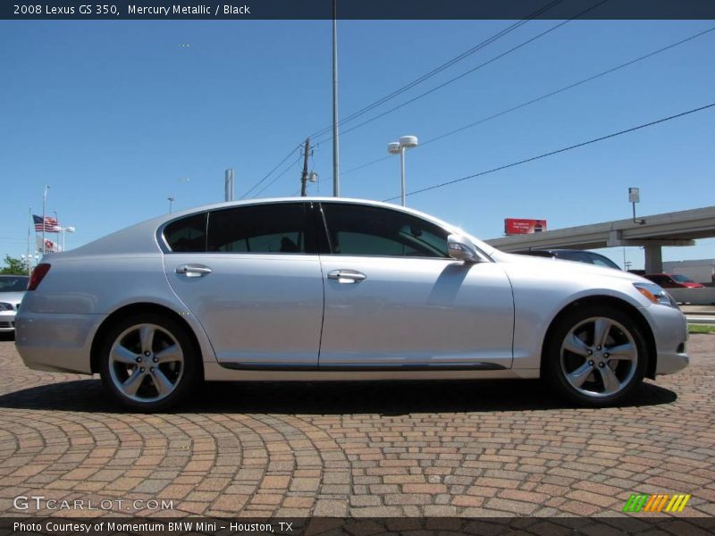 Mercury Metallic / Black 2008 Lexus GS 350