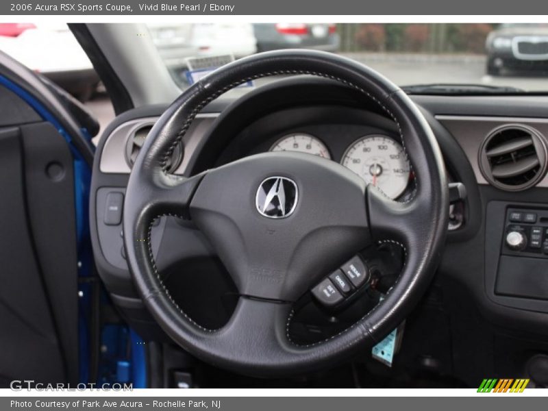 Vivid Blue Pearl / Ebony 2006 Acura RSX Sports Coupe