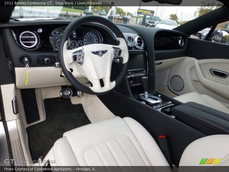 Linen/Porpoise Interior - 2012 Continental GT  