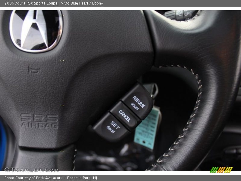 Vivid Blue Pearl / Ebony 2006 Acura RSX Sports Coupe