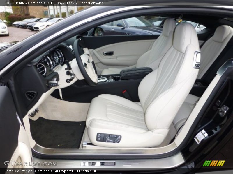 Front Seat of 2012 Continental GT 