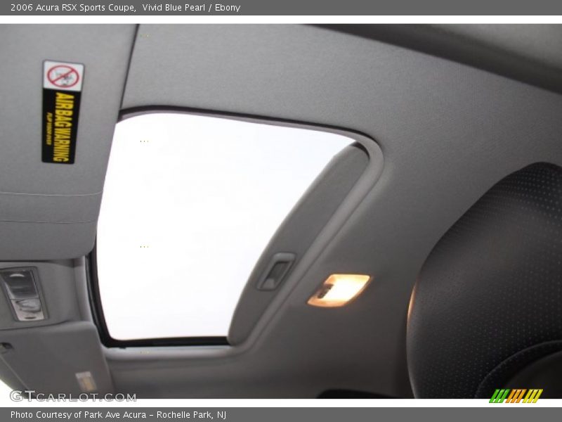 Vivid Blue Pearl / Ebony 2006 Acura RSX Sports Coupe
