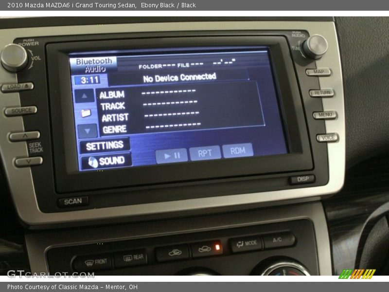 Ebony Black / Black 2010 Mazda MAZDA6 i Grand Touring Sedan