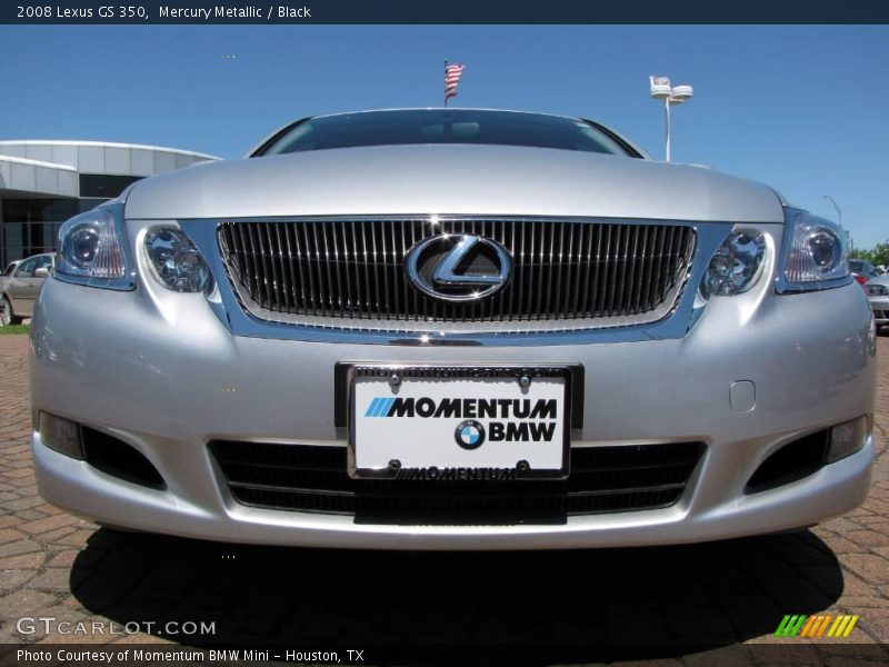 Mercury Metallic / Black 2008 Lexus GS 350