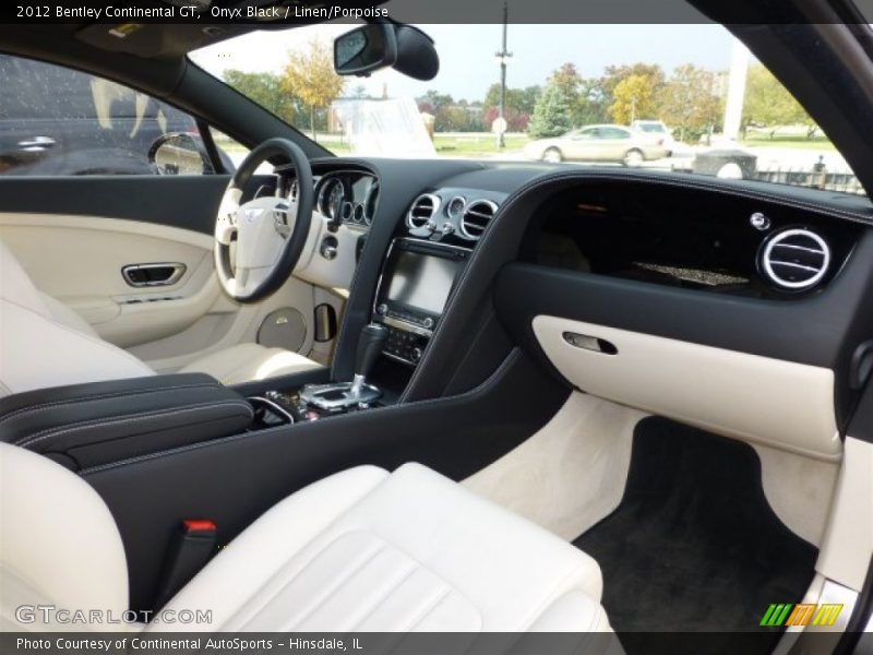 Onyx Black / Linen/Porpoise 2012 Bentley Continental GT