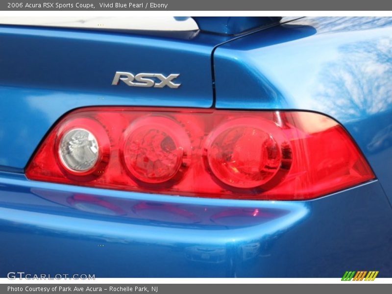 Vivid Blue Pearl / Ebony 2006 Acura RSX Sports Coupe