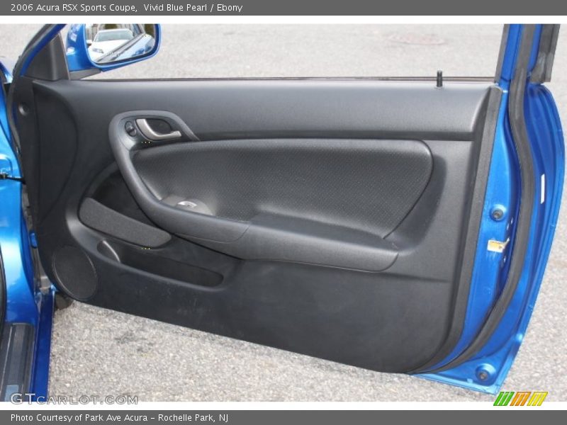 Vivid Blue Pearl / Ebony 2006 Acura RSX Sports Coupe