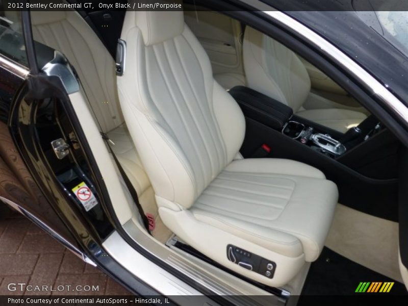 Onyx Black / Linen/Porpoise 2012 Bentley Continental GT