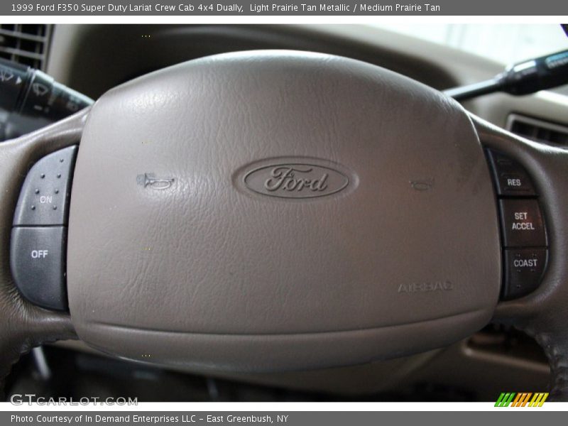 Light Prairie Tan Metallic / Medium Prairie Tan 1999 Ford F350 Super Duty Lariat Crew Cab 4x4 Dually