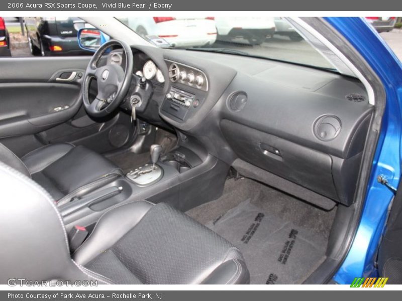Vivid Blue Pearl / Ebony 2006 Acura RSX Sports Coupe