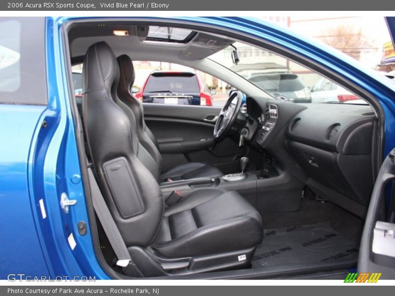 Vivid Blue Pearl / Ebony 2006 Acura RSX Sports Coupe