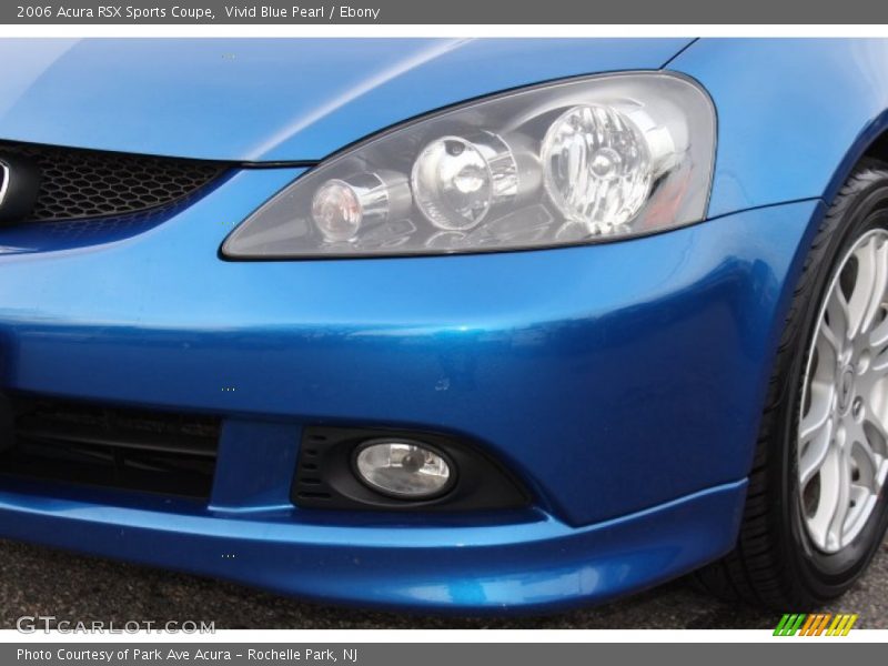 Vivid Blue Pearl / Ebony 2006 Acura RSX Sports Coupe