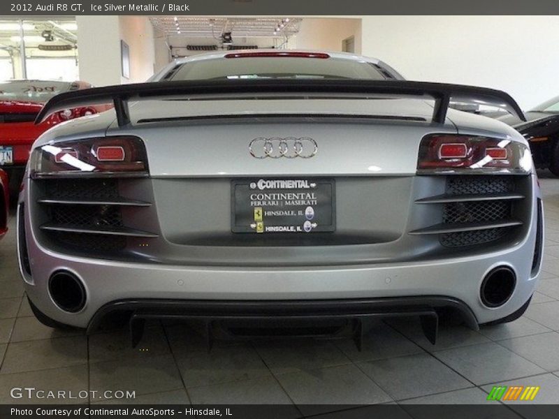 Ice Silver Metallic / Black 2012 Audi R8 GT