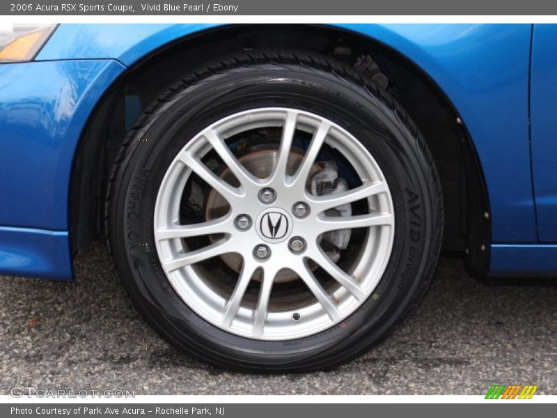 Vivid Blue Pearl / Ebony 2006 Acura RSX Sports Coupe