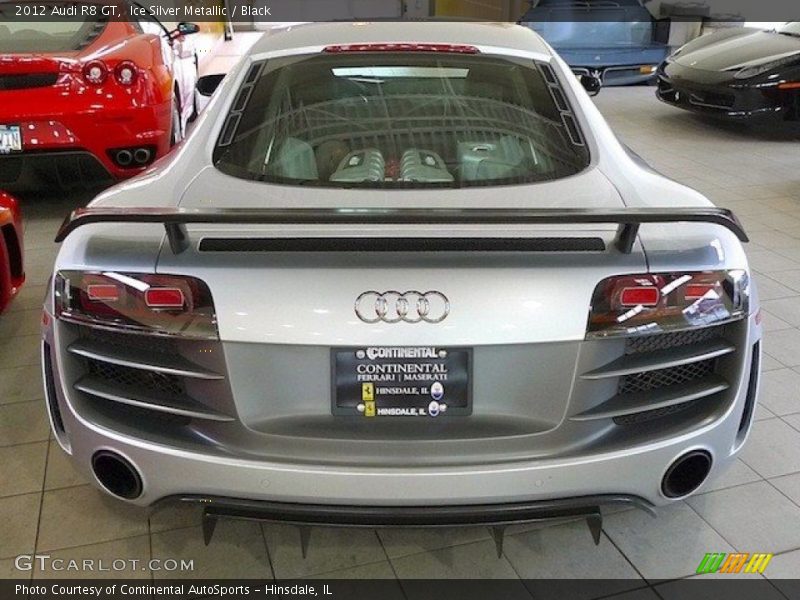Ice Silver Metallic / Black 2012 Audi R8 GT