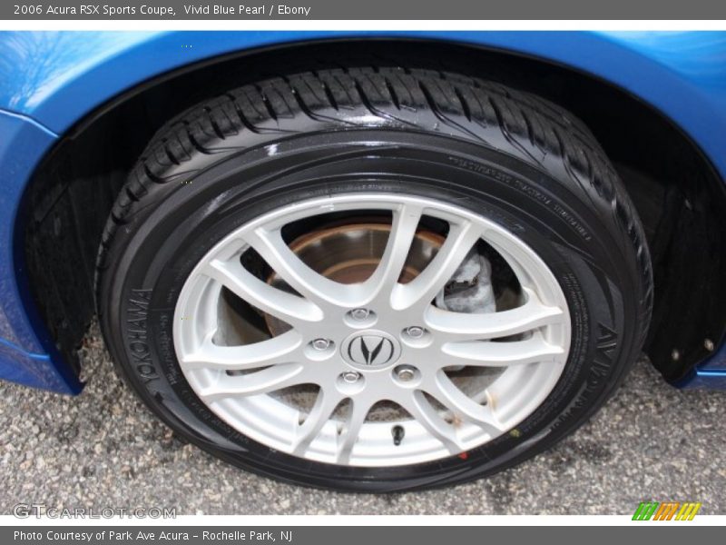 Vivid Blue Pearl / Ebony 2006 Acura RSX Sports Coupe