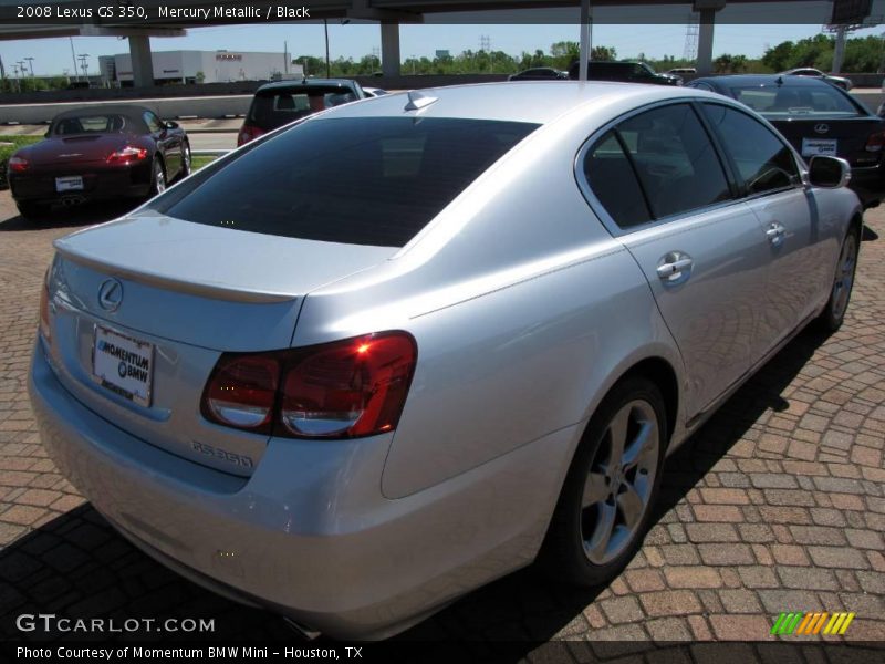 Mercury Metallic / Black 2008 Lexus GS 350