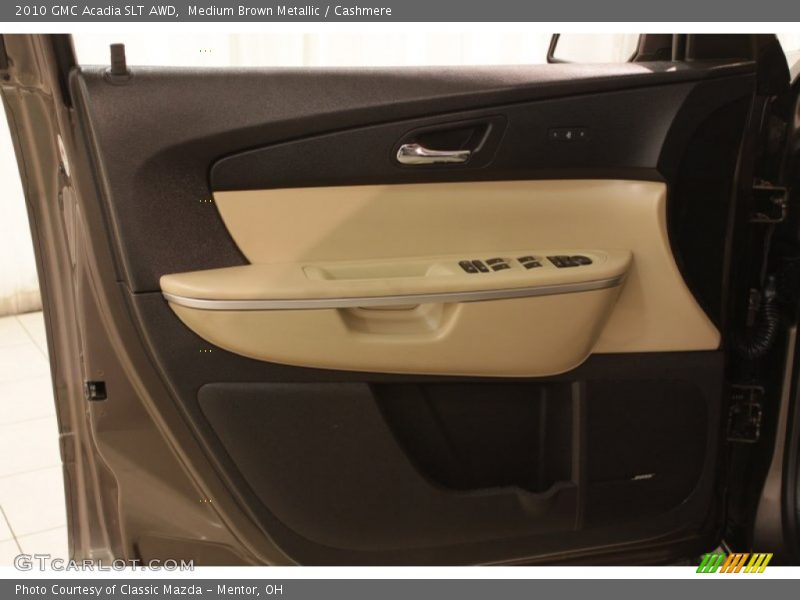 Medium Brown Metallic / Cashmere 2010 GMC Acadia SLT AWD