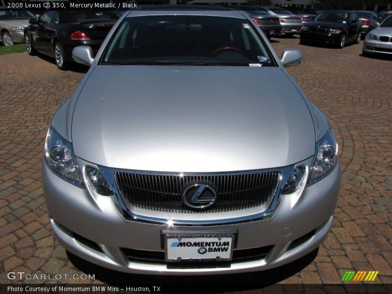 Mercury Metallic / Black 2008 Lexus GS 350