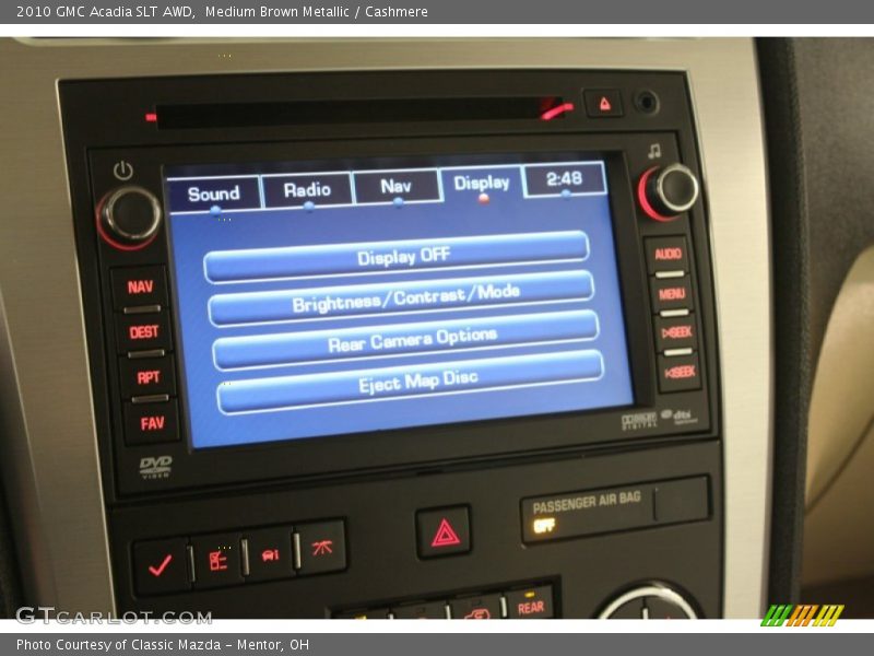 Medium Brown Metallic / Cashmere 2010 GMC Acadia SLT AWD