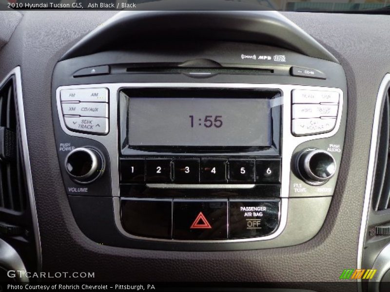 Ash Black / Black 2010 Hyundai Tucson GLS