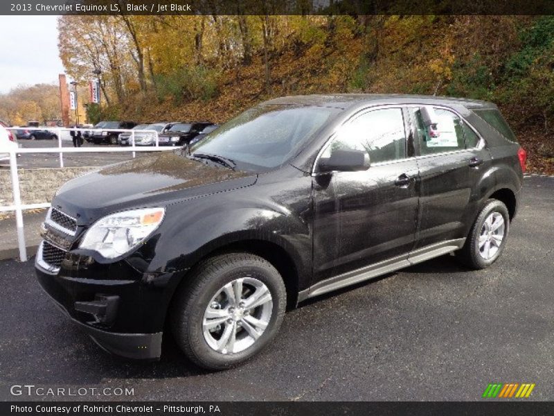 Black / Jet Black 2013 Chevrolet Equinox LS
