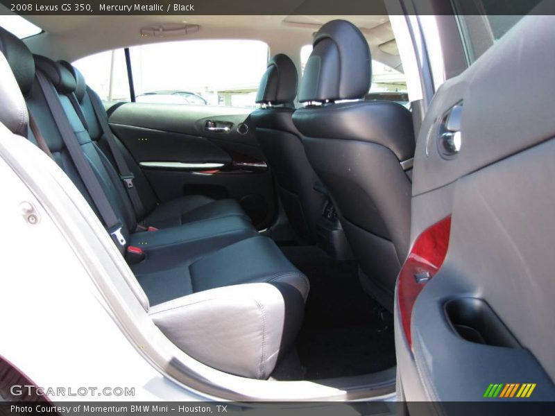 Mercury Metallic / Black 2008 Lexus GS 350