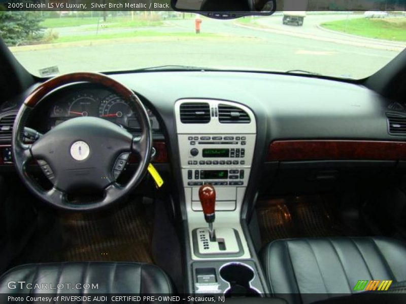 Silver Birch Metallic / Black 2005 Lincoln LS V6 Luxury