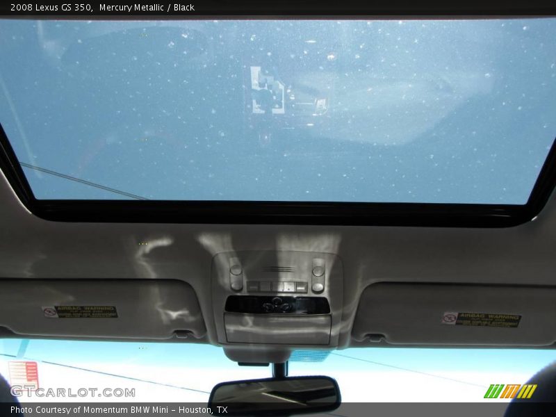 Mercury Metallic / Black 2008 Lexus GS 350