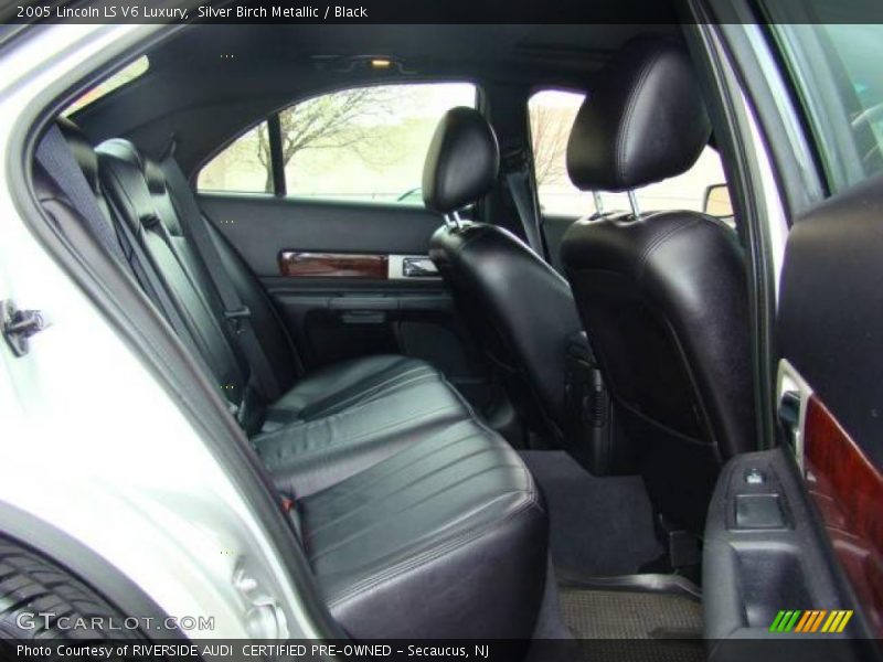 Silver Birch Metallic / Black 2005 Lincoln LS V6 Luxury