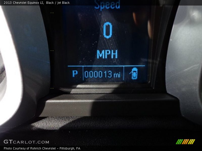 Black / Jet Black 2013 Chevrolet Equinox LS