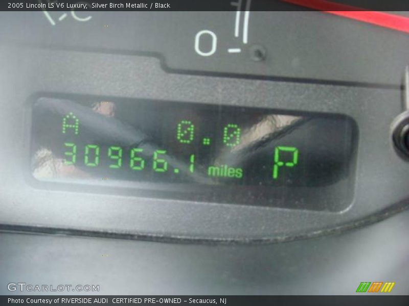 Silver Birch Metallic / Black 2005 Lincoln LS V6 Luxury